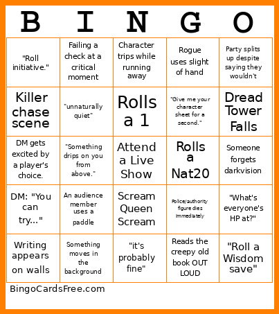 Live Show HIVE Bingo Card