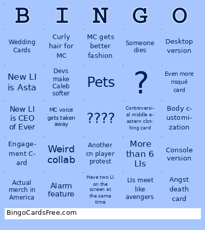 LND BINGO Cards Free Pdf Printable Game, Title: BINGO