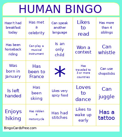 LOCAL YOUTH CONFERENCE Bingo Card