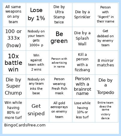 lockout Bingo