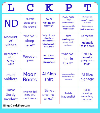 Lockport Bingo Card