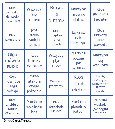 Lolldd Bingo Card