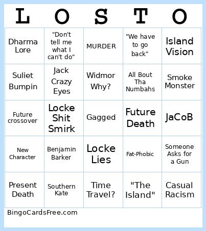 LOSTO s5 Bingo
