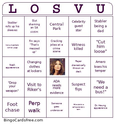 LOSVU Bingo