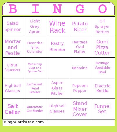 Love in Bloom Bingo