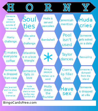 Love island Bingo