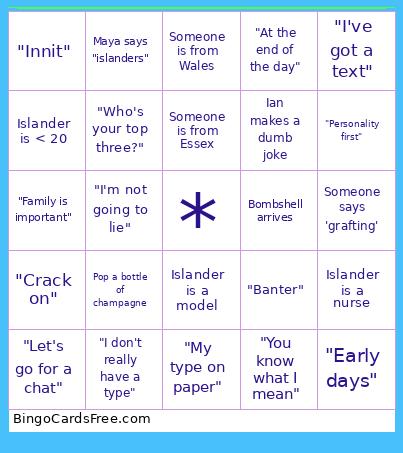 Love island uk  Bingo