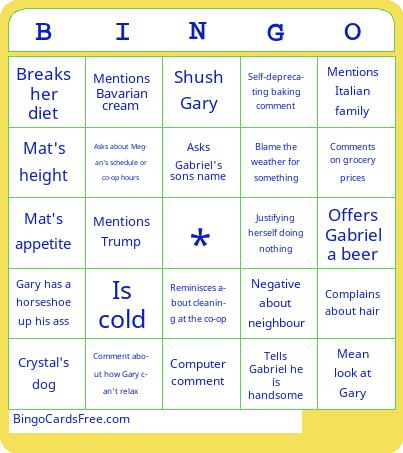 Lunch Bingo