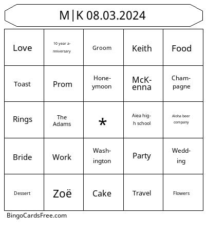 M|K 08.03.2024 Bingo