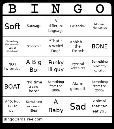 M1234 Bingo Card