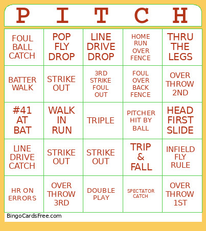 Maddy Bingo Card