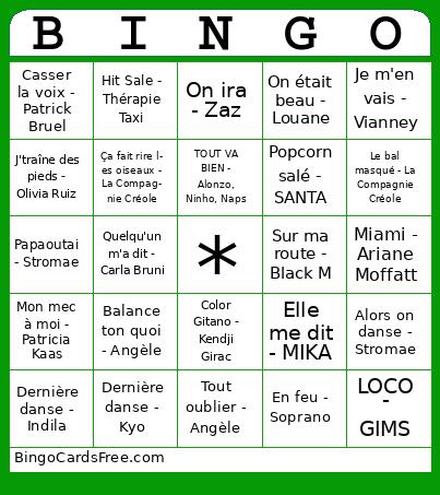 Manche 3 Bingo Cards Free Pdf Printable Game, Title: BINGO
