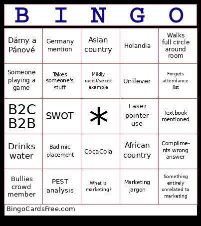 Marketing 1 v1 Bingo