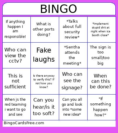 Marrrrrrran Bingo