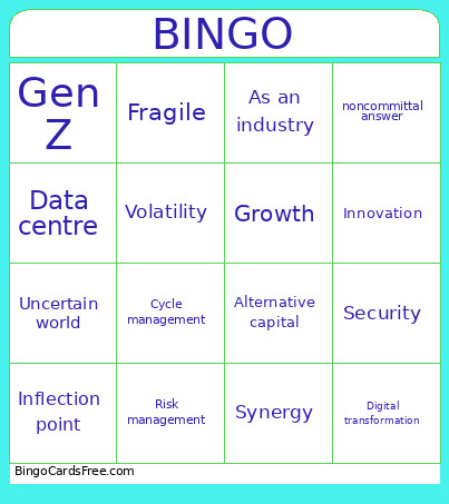 Marsh Bingo Card