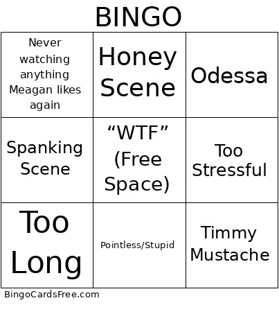 MARTY Bingo Card