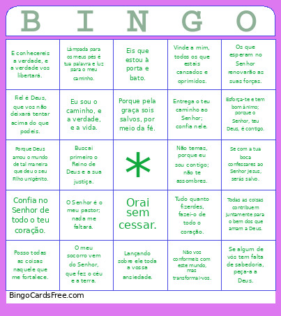 Mascarenhas Bingo Card