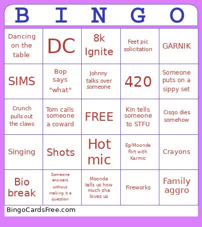 Mass Invite Bingo