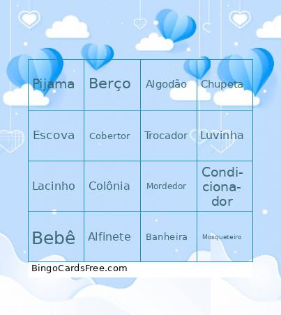 MATHEUS_PEREIRA Bingo Cards Free Pdf Printable Game, Title:  