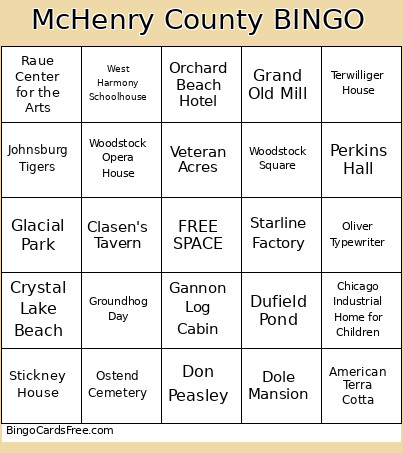 McH Co 2026 For 50 Bingo Card
