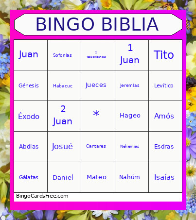 MCLGD - Casa De Dios Bingo Card
