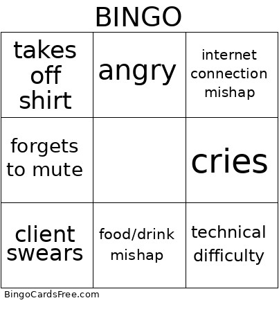 Mediation Bingo Card