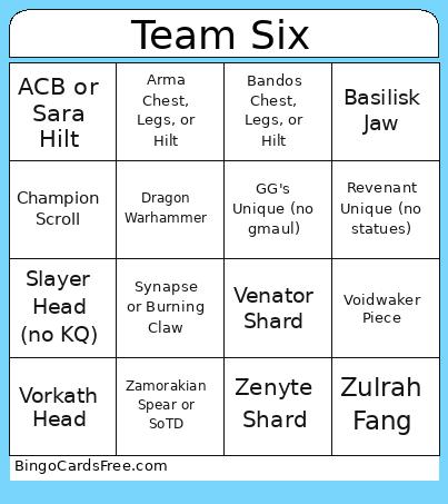 Medium Board Bingo