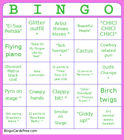 Mello 25 Bingo Cards