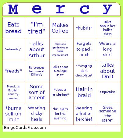 Mercy Bingo