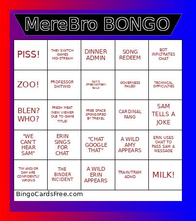 MEREBRO & CO BONGO Bingo