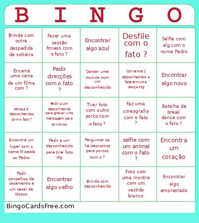 Micas Bingo Card 2