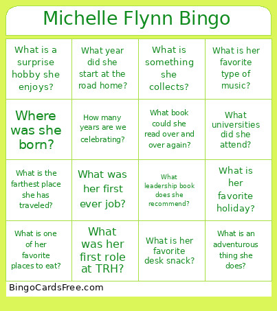 Michelle Flynn Bingo Card