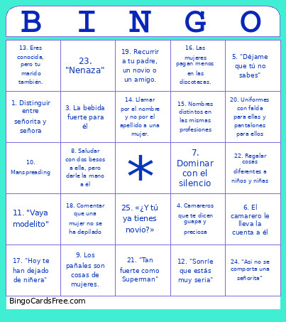 Micromasclismes Bingo Card