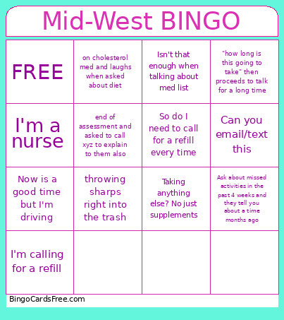 Mid-West Bingo Card 2