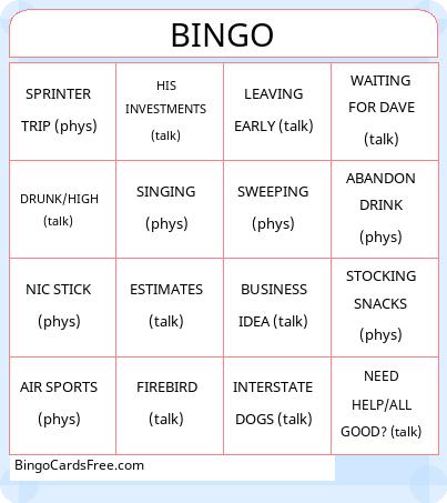 Mikey Bingo Cards Free Pdf Printable Game, Title: BINGO