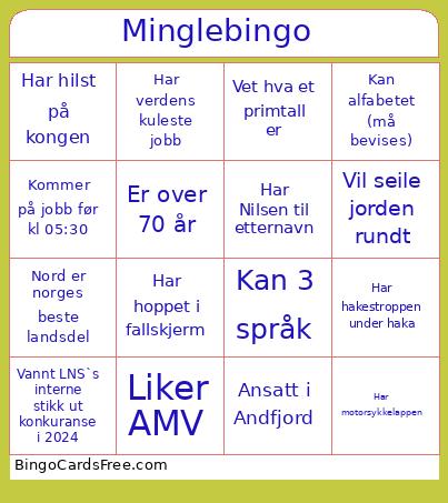 Minglebingo gjennomslag