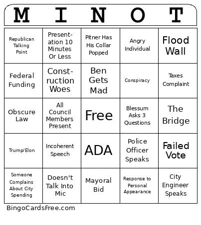 Minot Bingo