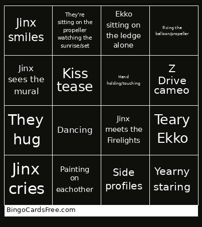 MME Bingo Card