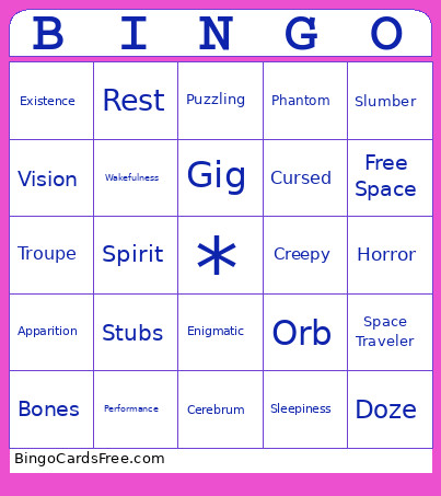 Module 6 Bingo Card