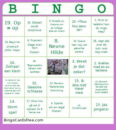 Moeders bingo
