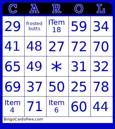 Mom's Birthday Bingo