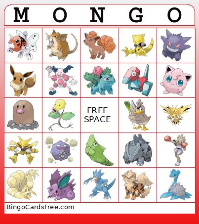 Mongo bingo