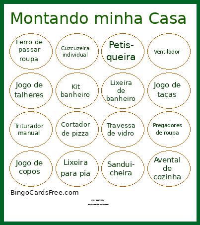 Montando Minha Casa win Bingo