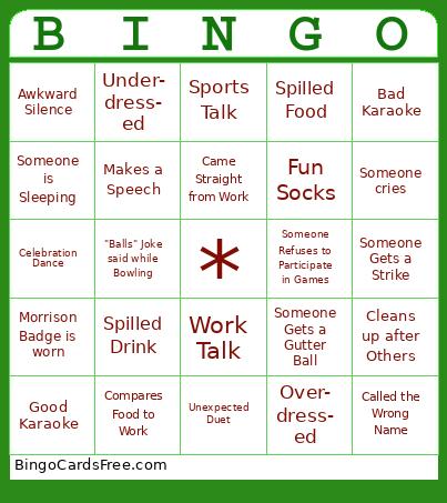 Morries Bingo! Cards Free Pdf Printable Game, Title: BINGO