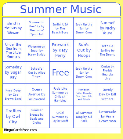 Mountain Fork Brewery Bingo Card