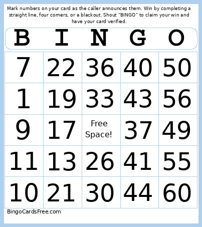 Movies Bingo Card