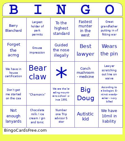 Msaa training  Bingo