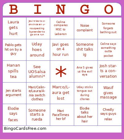 MSC Bingo