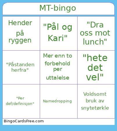 MTbingo Cards Free Pdf Printable Game, Title: MT-bingo