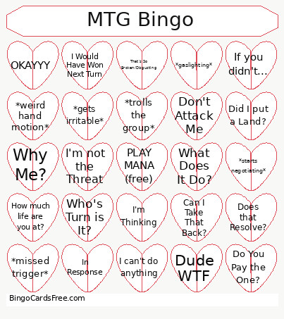 MTG Bingo Card